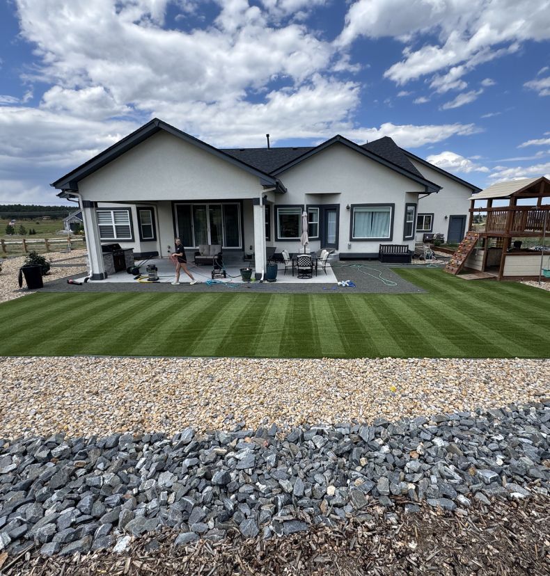 Artificial turf installation and cleaning for Colorado Springs